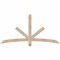 Ekena Millwork Alberta Smooth Timber Gable Bracket, Douglas Fir, 72"W x 36"H x 3 1/2"D x 3 1/2"F, 12/12 Pitch GBW072X36X0404ALB00SDF - alternate 1